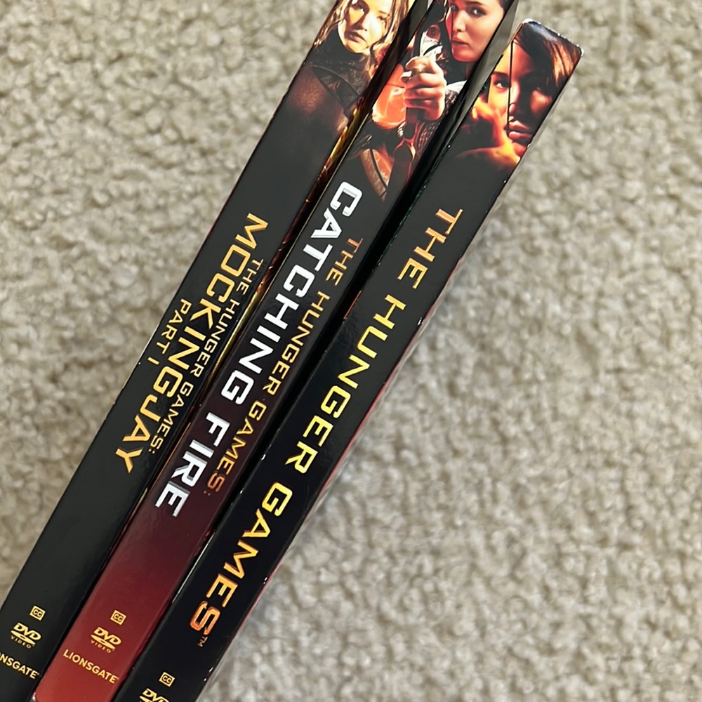 Bundle of Hunger Games dvds